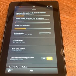Kindle Fire 1st generation